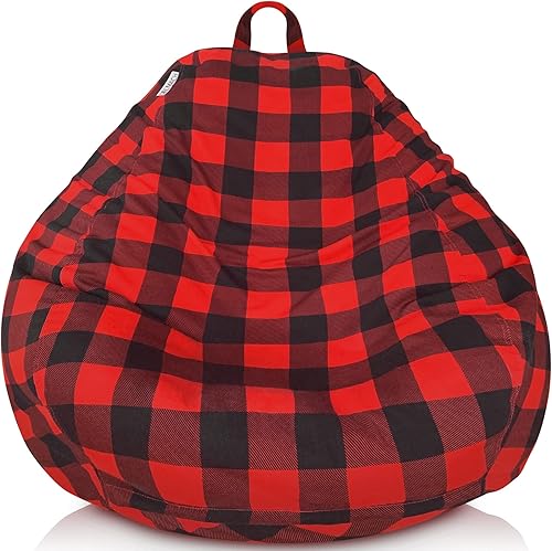 Funda para silla de almacenamiento de animales de peluche (sin relleno) para niños y adultos. Puf extra grande para nido de pájaro de espuma