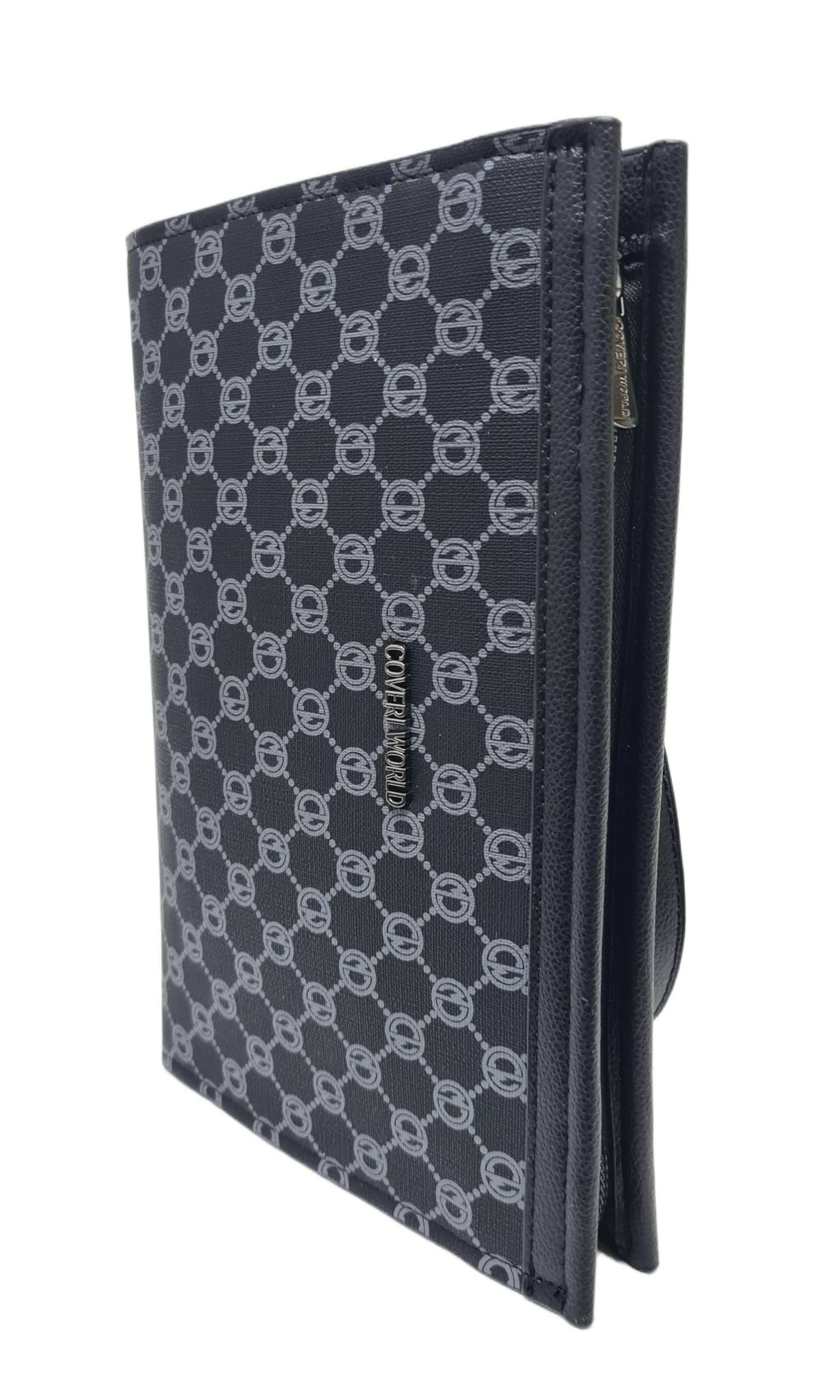 Coveri Borsa Uomo a Mano Grande, Dimensioni 29x20x4,5 cm, Sottobraccio con Manico Rimovibile, Design Monogramma, Art. 4760 Colore Nero