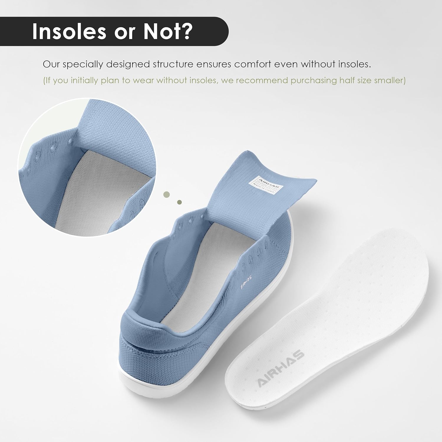 Womens Minimalist Barefoot Shoes Zero Drop Wide Toe Box Shoes Lightweight Casual Fashion Sneakers for Women(Light Blue,7.5 - Image 5