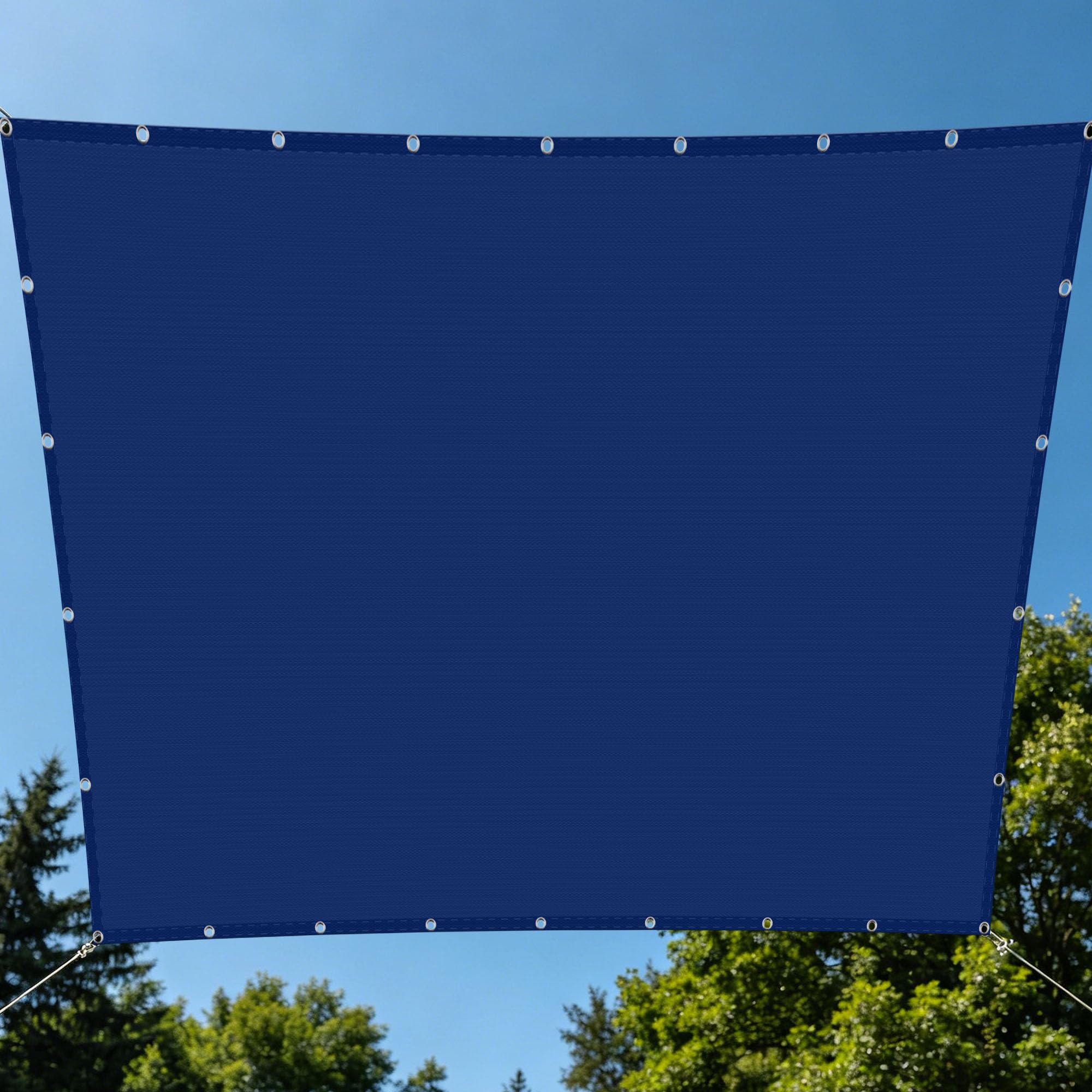 Filet ombrages rectangulaire 90x300 cm bleu foncé pour jardin et patio