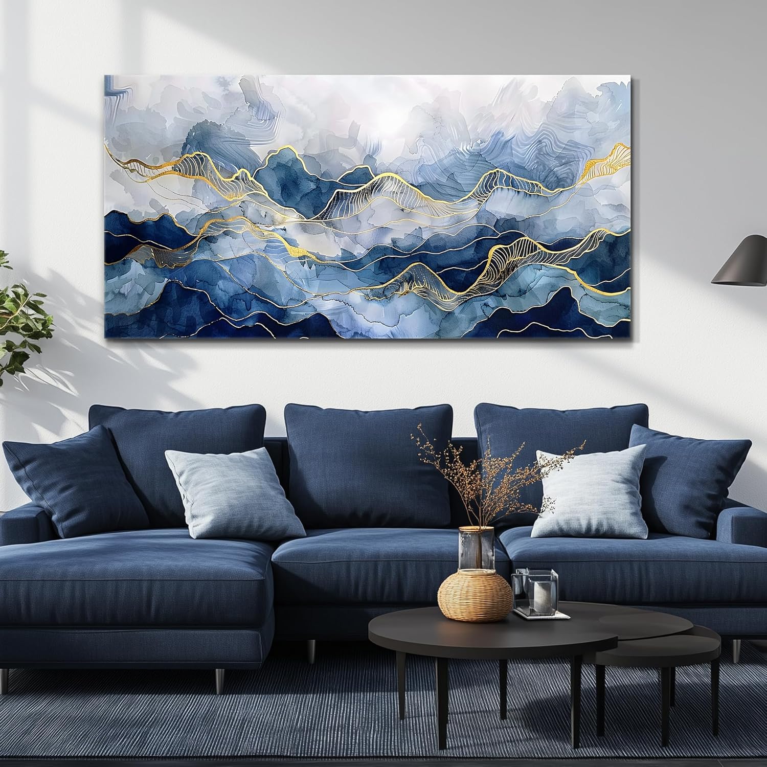 FUHAIHUA Canvas Decor For Living Room Large Wall Art For Office Bedroom Decorations Flowers Landscape Paintings Boho Pictures Artwork Aesthetic Posters Ready To Hang Home Decor 30x60 In