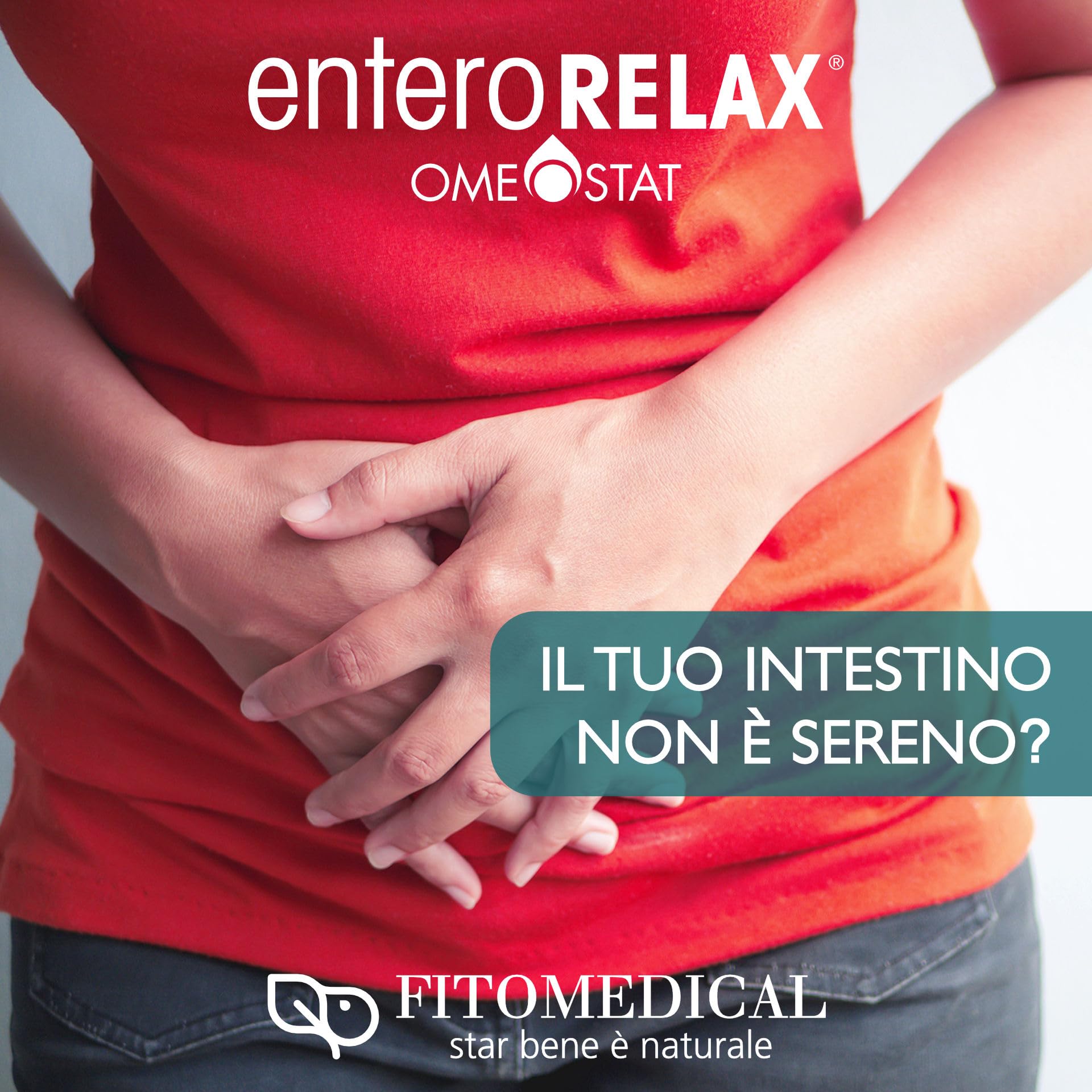 Fitomedical - Enterorelax® Omeostat®, Integratore Naturale con Zenzero, Camomilla e Finocchio per il Benessere Gastrointestinale, Senza Glutine - 30 Capsule