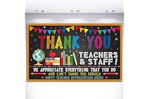Vohado Thank You Teachers Photo Booth Backdrop