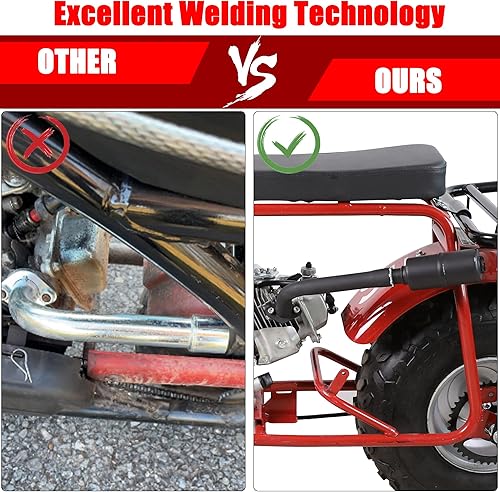 Miniatura 3 de GREHUA Silenciador de tubo de escape para bicicleta Predator 212cc 224cc 196cc Coleman CT200U CT200U-EX BT200X KT196 Baja Warrior MB200 MB165