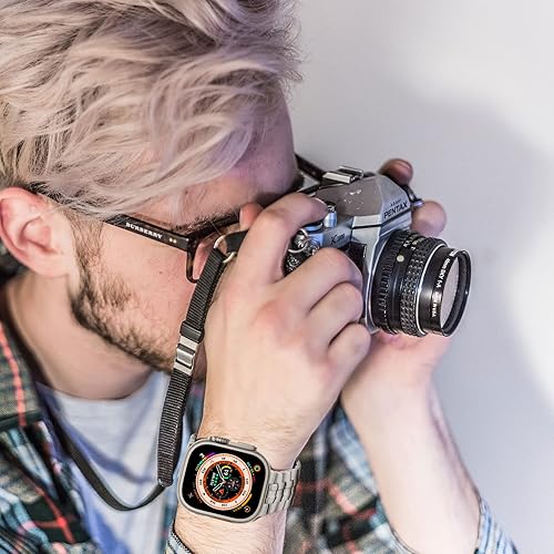 Miniatura 7 de NewWays Correa de metal compatible con Apple Watch Band