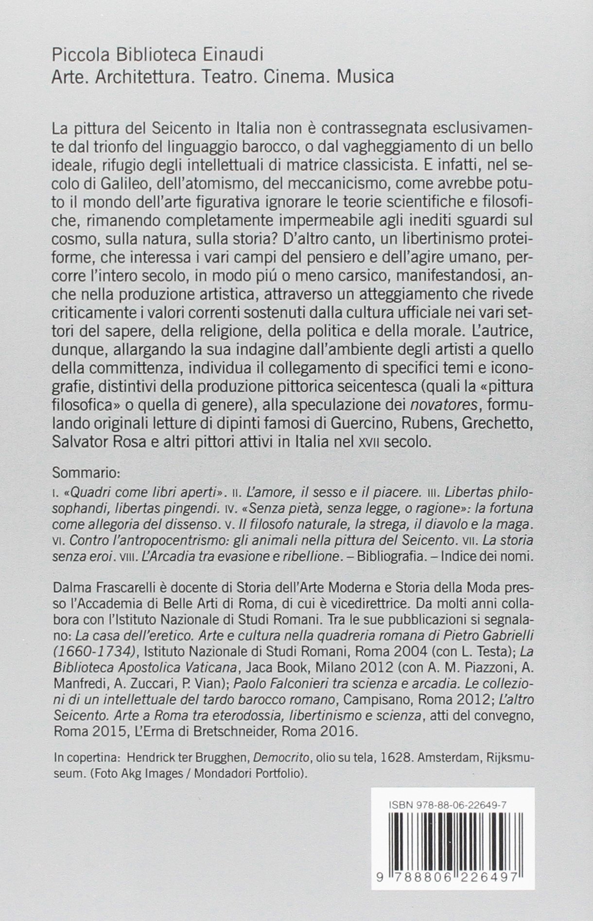 L'arte del dissenso. Pittura e libertinismi nell'Italia del Seicento