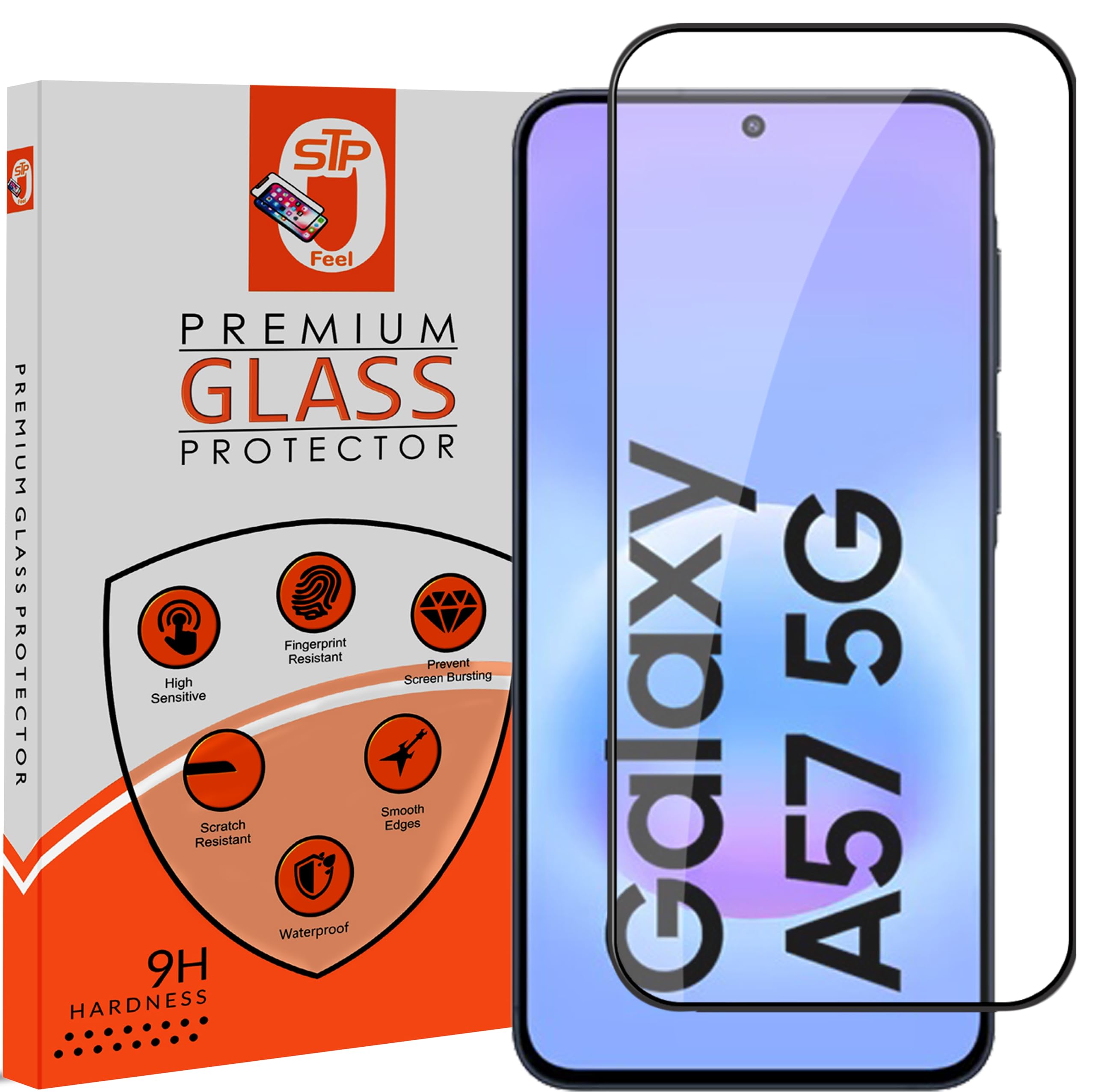 Premium Tempered Glass Screen Protector Guard Compatible For Samsung Galaxy A57 5G (6.7 Inch, Pack of 1) | Edge to Edge Coverage With Easy to installation kit for Smartphone-picture-35