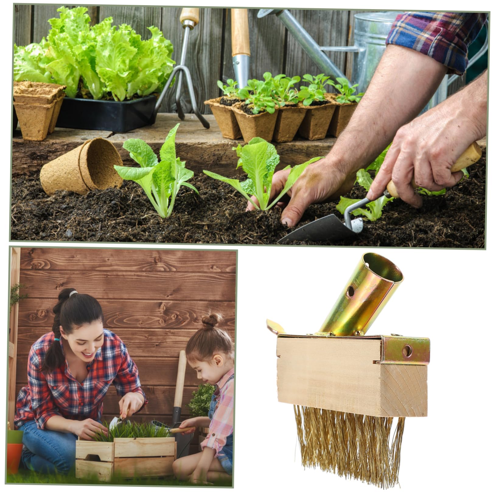 YARNOW Lawn Edging Tool Steel Wire Trimmer Cleaner Tool Patio Easy to Use Portable Compact