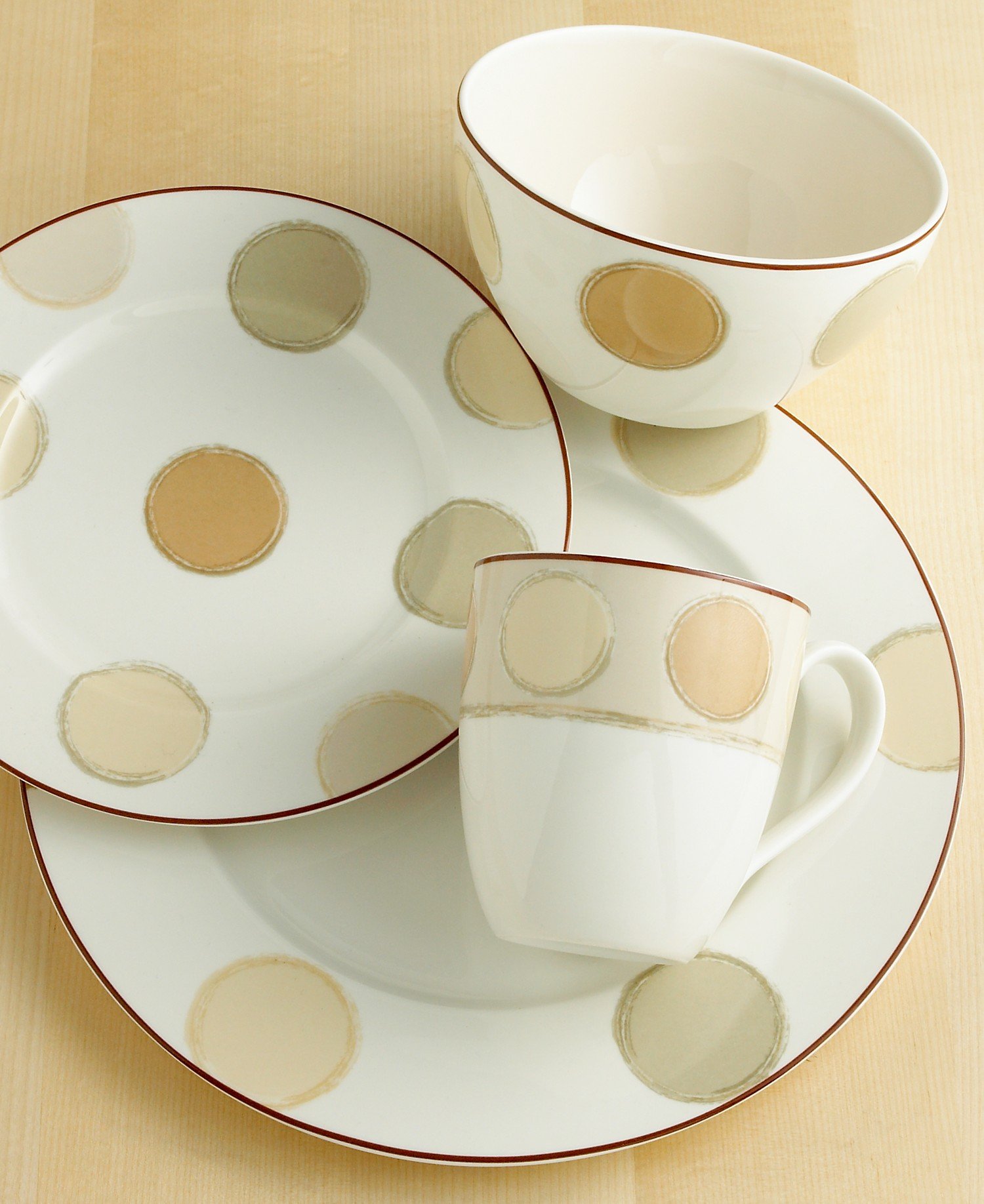 Noritake Mocha Java 4-Piece Dinnerware Place Setting, Service for 1 :  Amazon.sg: Home