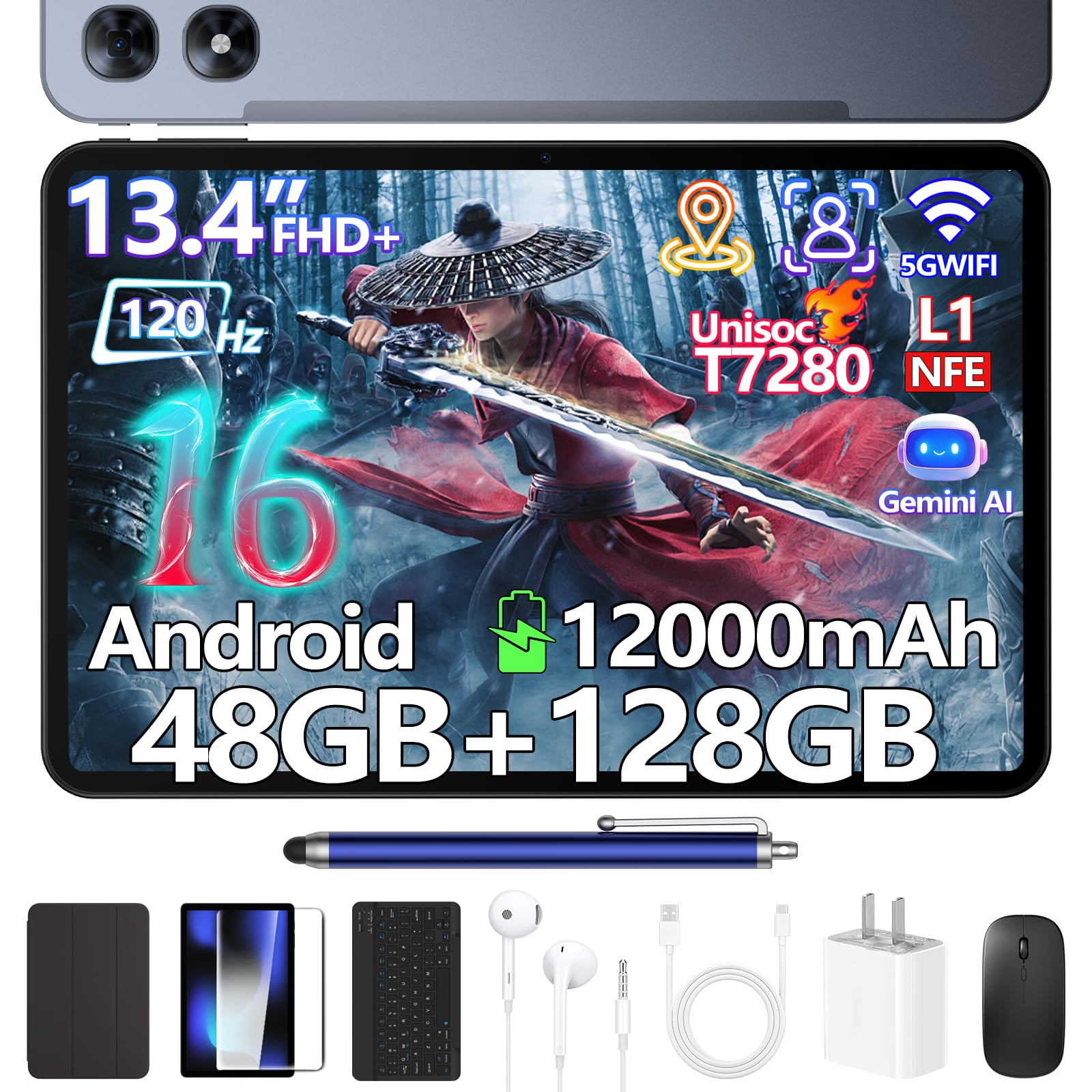 Amazon.co.jp: 【13.4インチ セット版 タブレット】P13 セット版