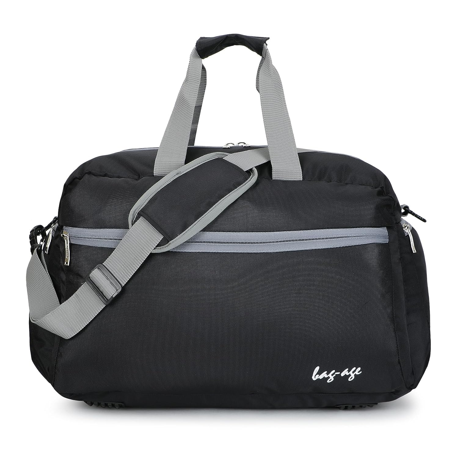 Polyester 50 L Multi Pocket Ultra Light Travel Duffle Bag Organizer for Men and Women Duffle Bag Gym (Grey New Duffle)-image-40