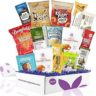 Bunny James Box ~ Hand Selected Premium Snacks Subscription: Vegan Gluten Free  - Compare price