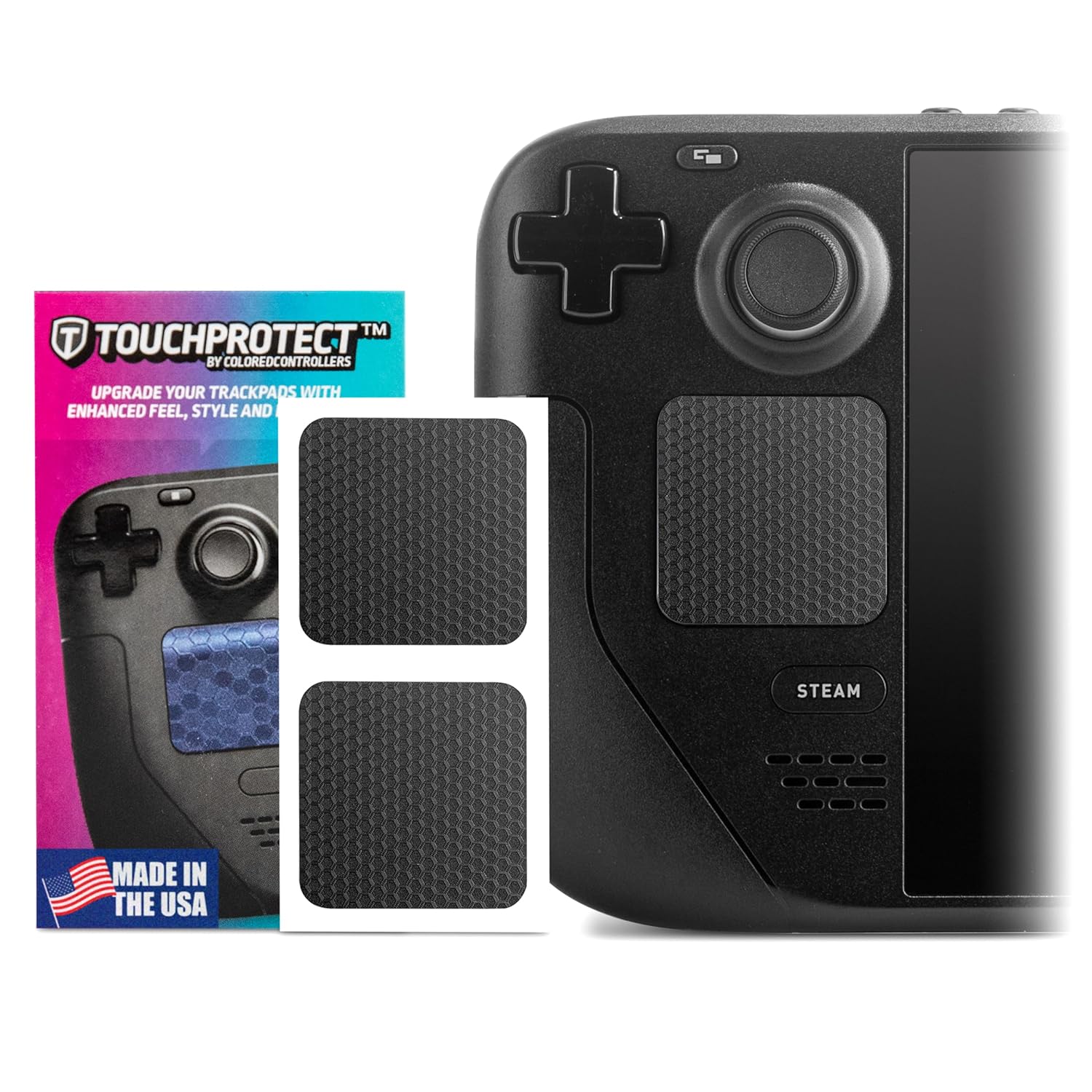 TouchProtect Steam Deck OLED Compatible Accesories Skin to Add Grip, Style