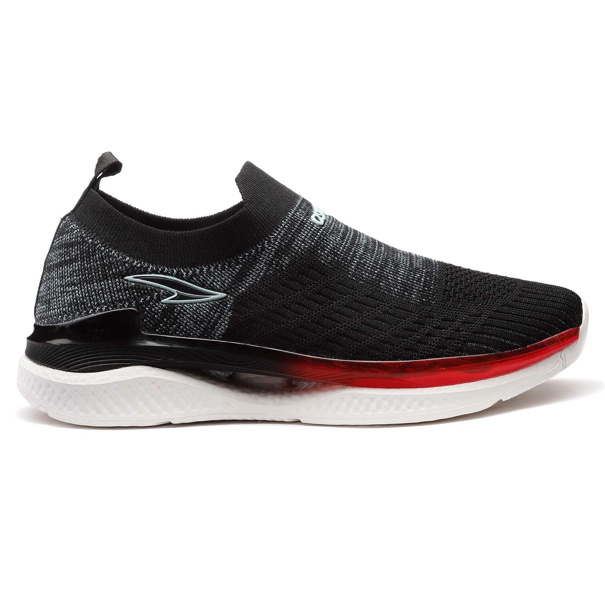 ASIAN Kid's Casual Walking Slip-On Shoes with Lightweight Fabric Upper Shoes for Boy's & Girl's Wind-Pro-05-Kids Black 3