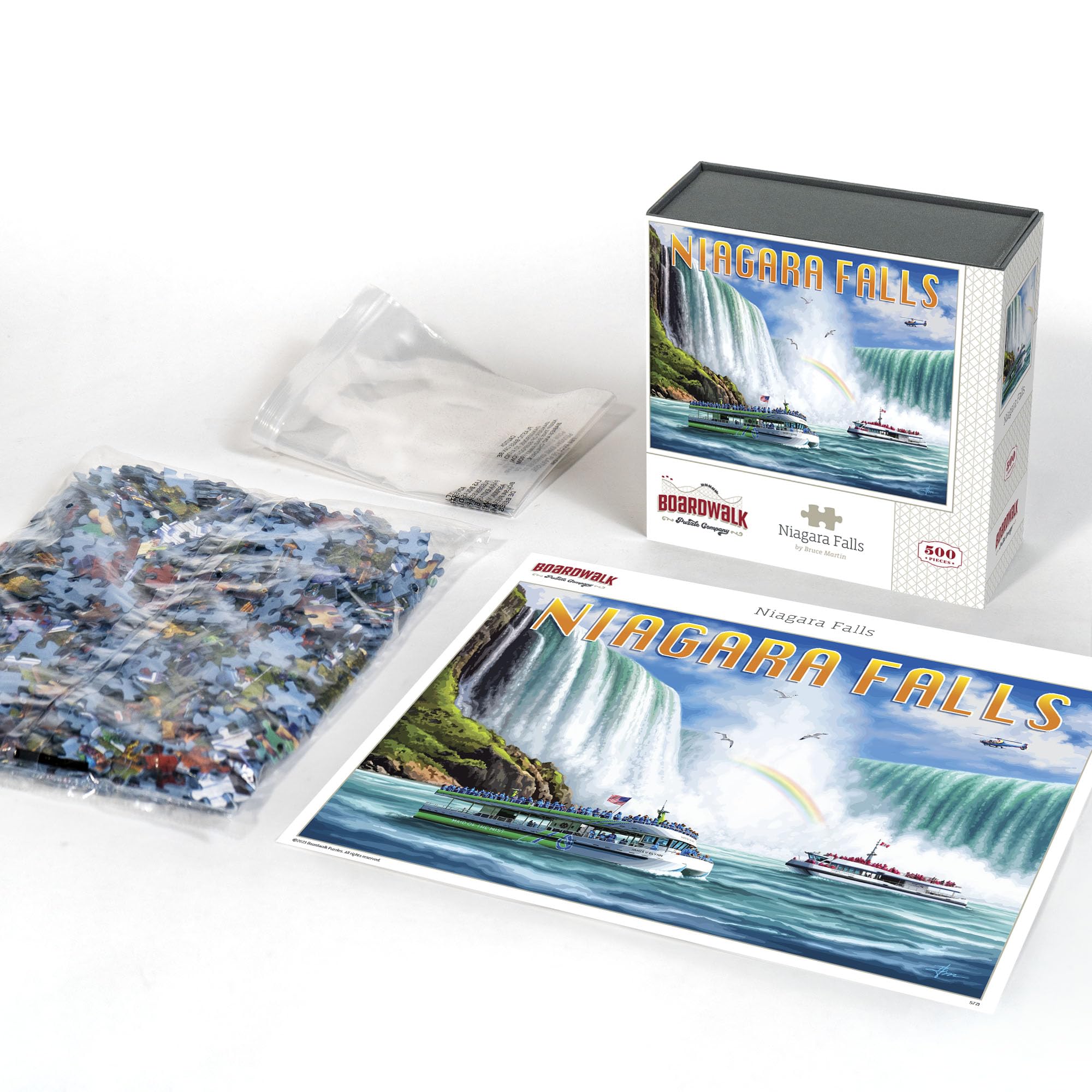 Amazon.com: Boardwalk Puzzles Niagara Falls, 500 Piece Jigsaw Amazon.com: Boardwalk Puzzles Niagara Falls, 500 Piece Jigsaw