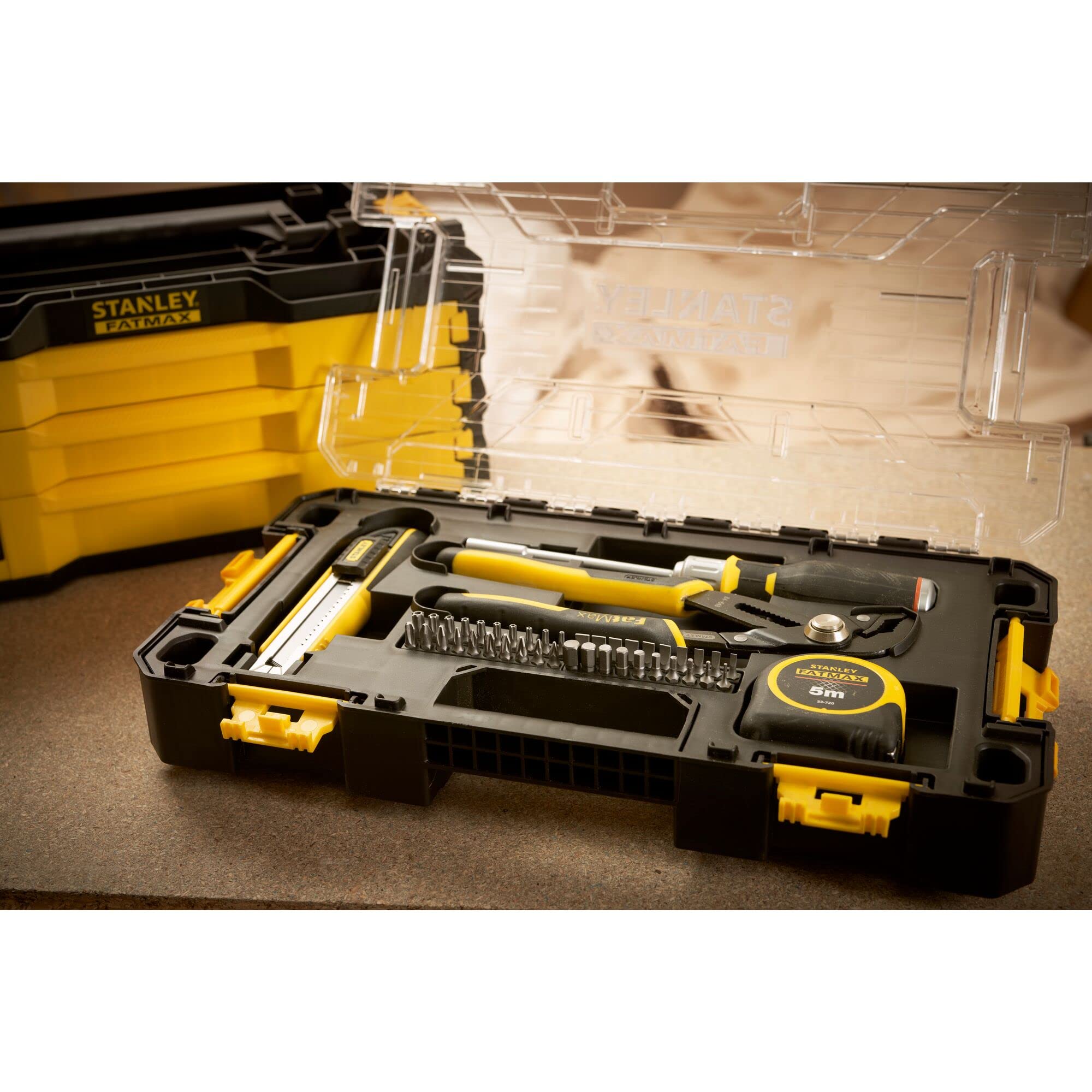 STANLEY Set herramienta manual mixto - 44 piezas