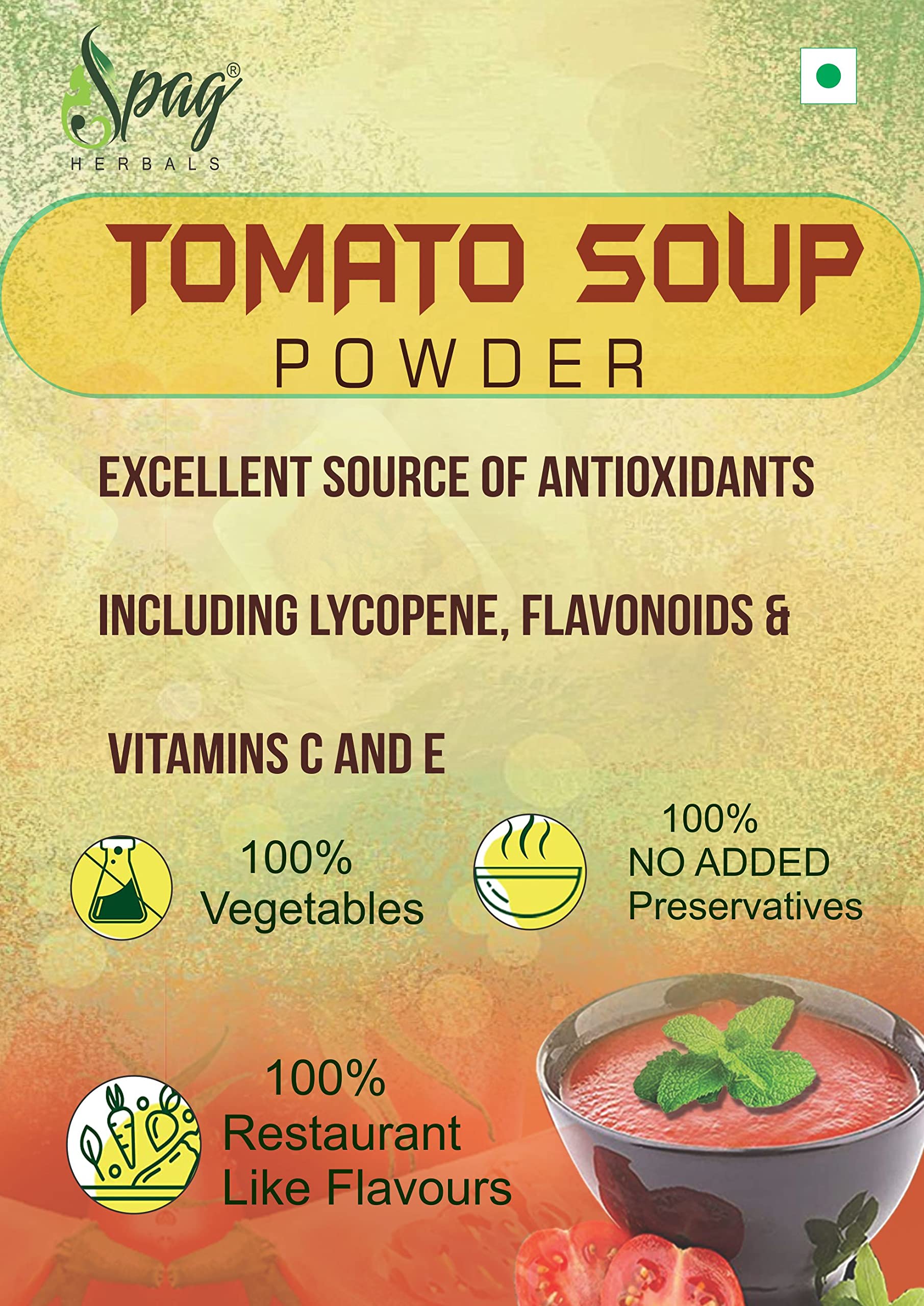 Spag Herblas Instant Tomato soup powder 150 gms 1