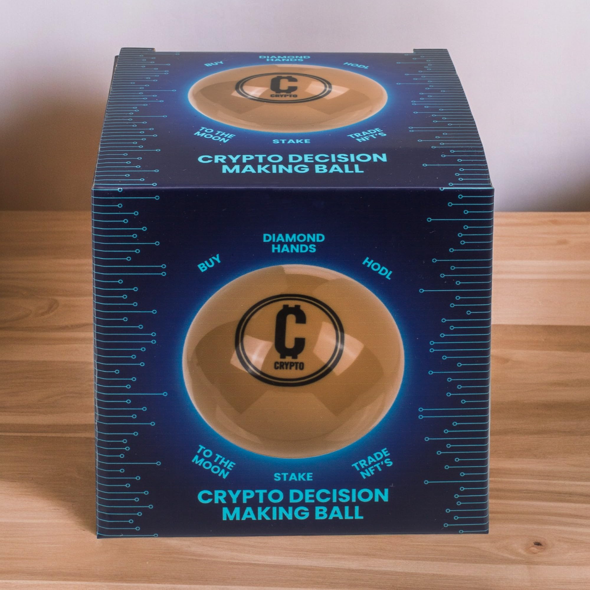 MIJOMA Magic Decision Ball Cryptocurrency - Gold Crypto Advice Ball, 10 cm,  with 20 Answers in English : Amazon.nl: Toys & Games