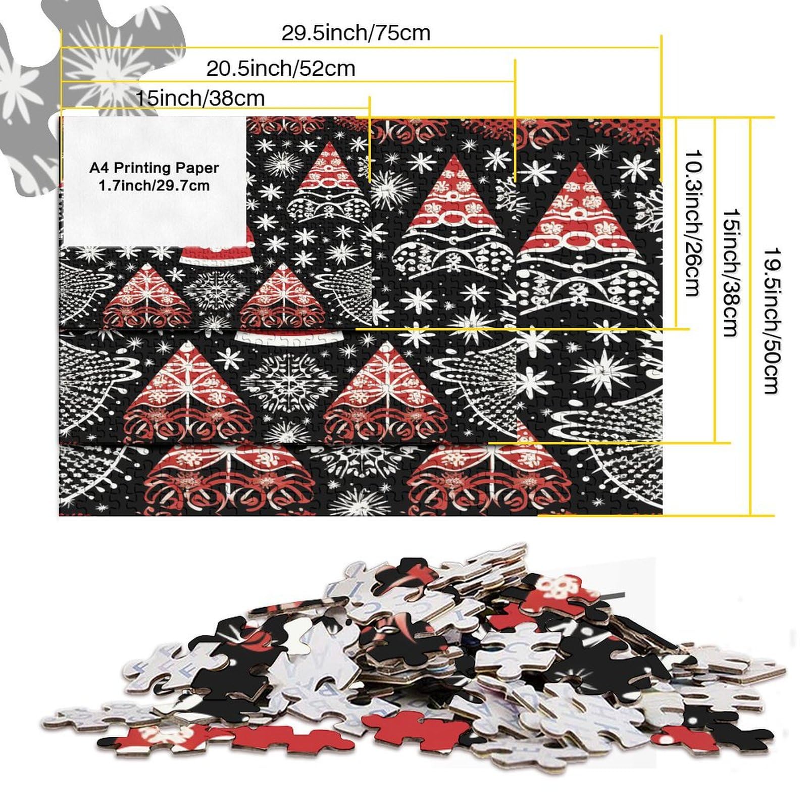 Larcele 1000 Teile Puzzle „The Earth“ – Weltkugel-Motiv, 67,5x67,5 Cm, Für Erwachsene & Jugendliche Ab 14