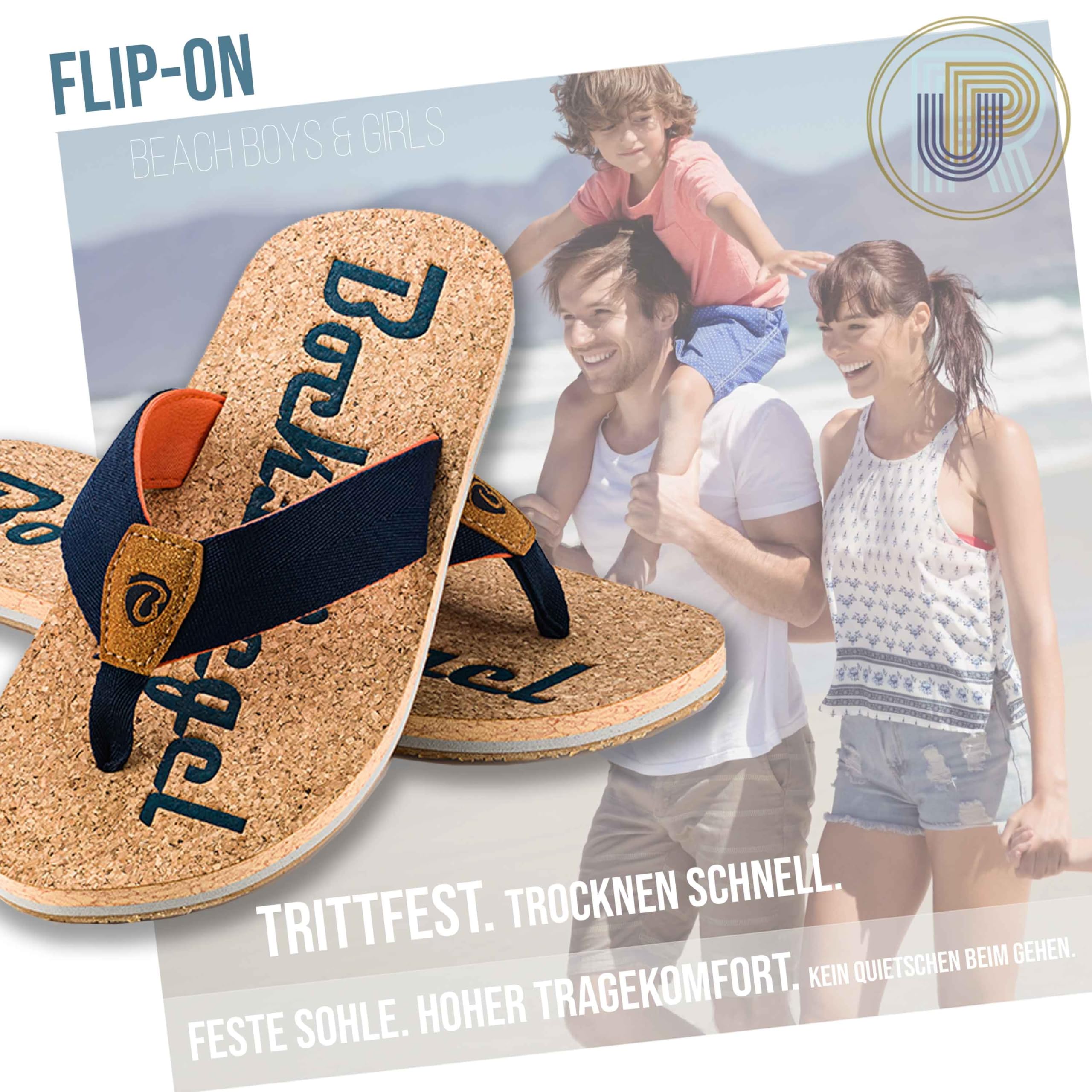 Ultrapower Flip-on Tongs pour Hommes et Femmes | Mules | Chaussons de Douche | Semelle antidérapante