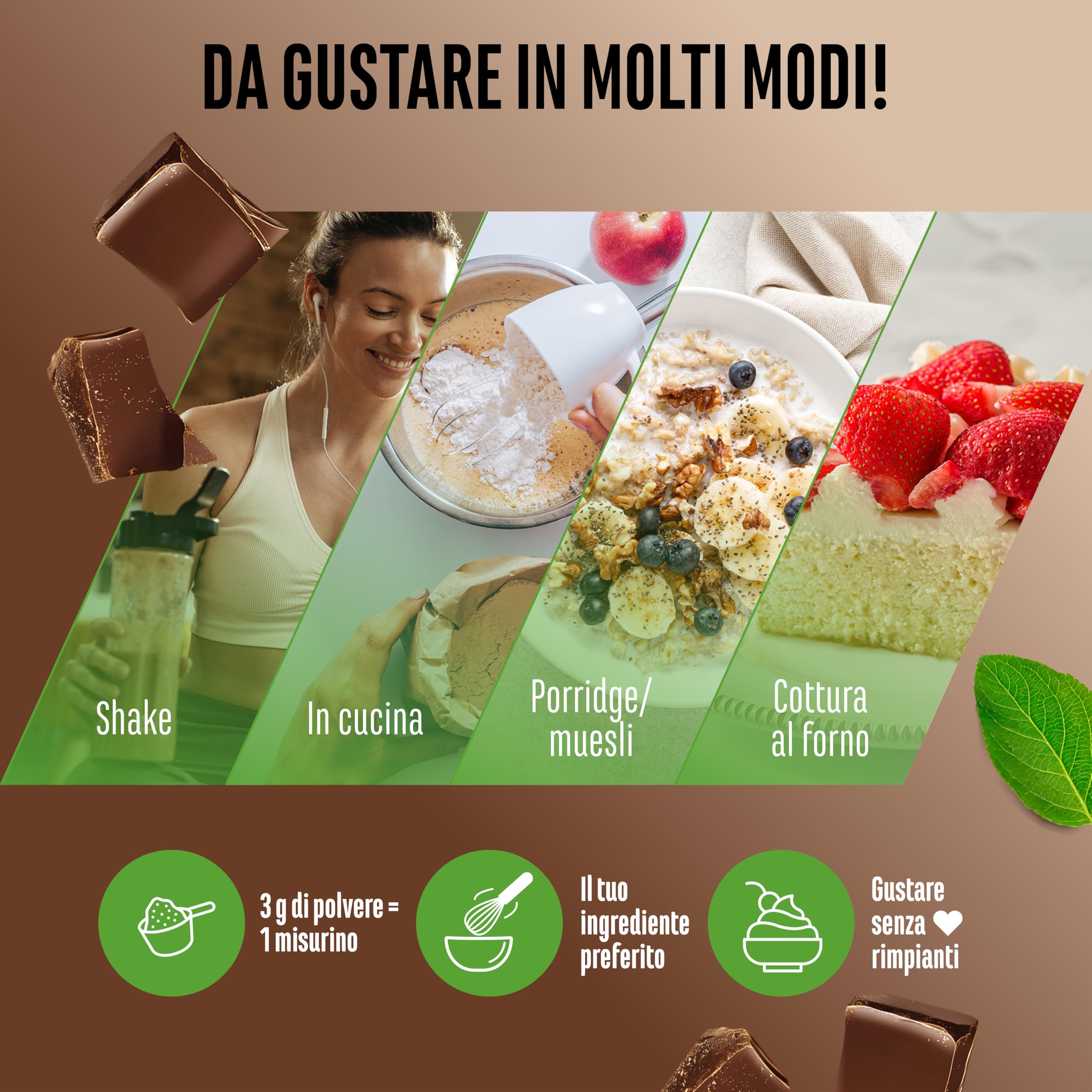 Polvere di Aromi Vaniglia 250 g - Cioccolato al latte - Uso versatile per cibi e bevande - Polvere di aromi - FLAVOR CRAFT