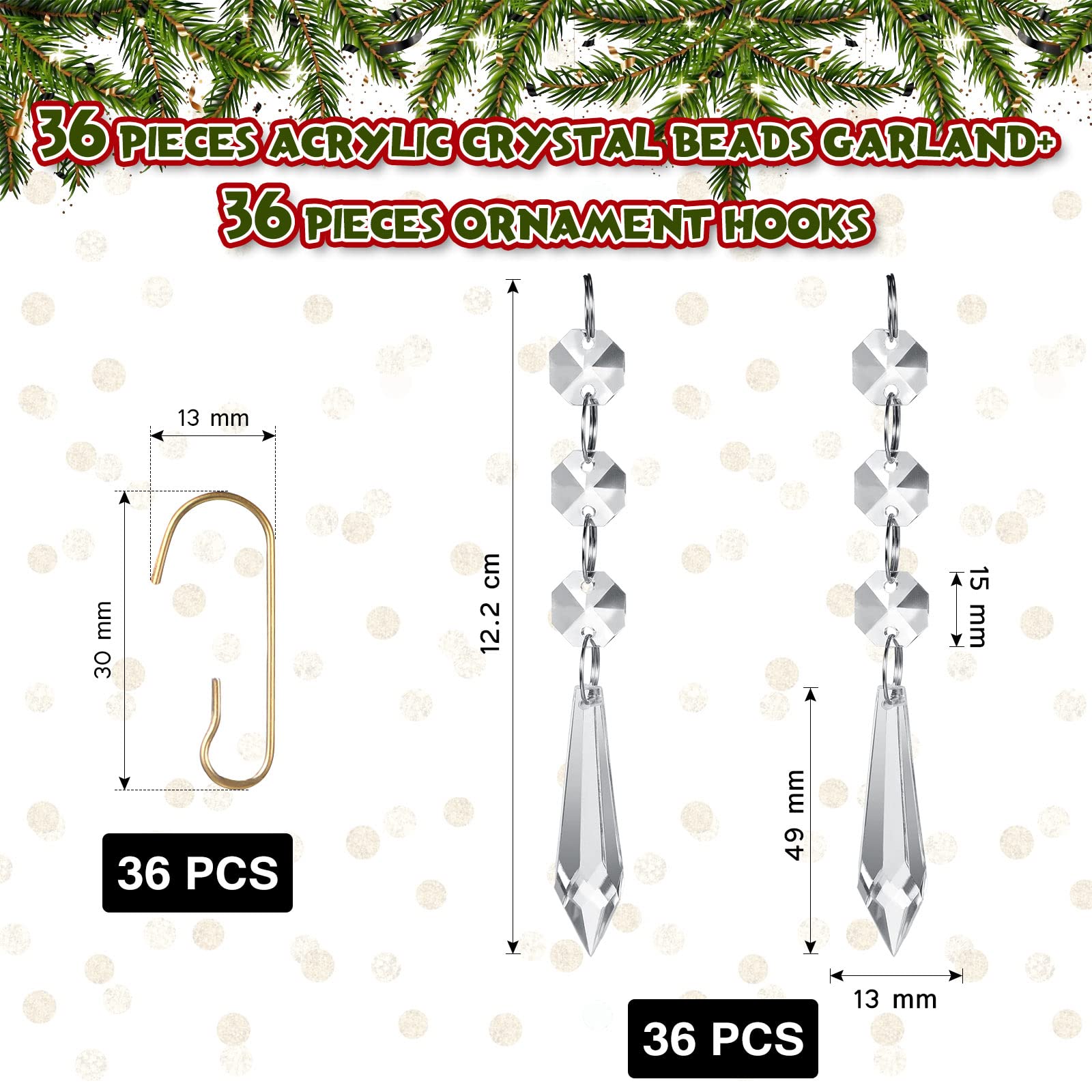 Weihnachten Treppe Deko, Prelit Treppen Weihnachten Produktbild-Vorschau 2