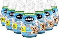 Renuzit Pure Breeze Gel Air Freshener Cones, 12-Pack: Adjustable Jasmine Apple Pear Cucumber Scent, 60% More Odor Elimination
