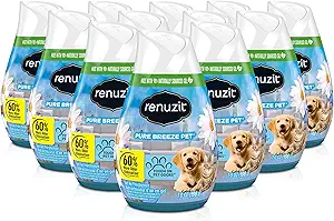 Renuzit Gel Air Freshener, Pure Breeze Scent, 12 Count