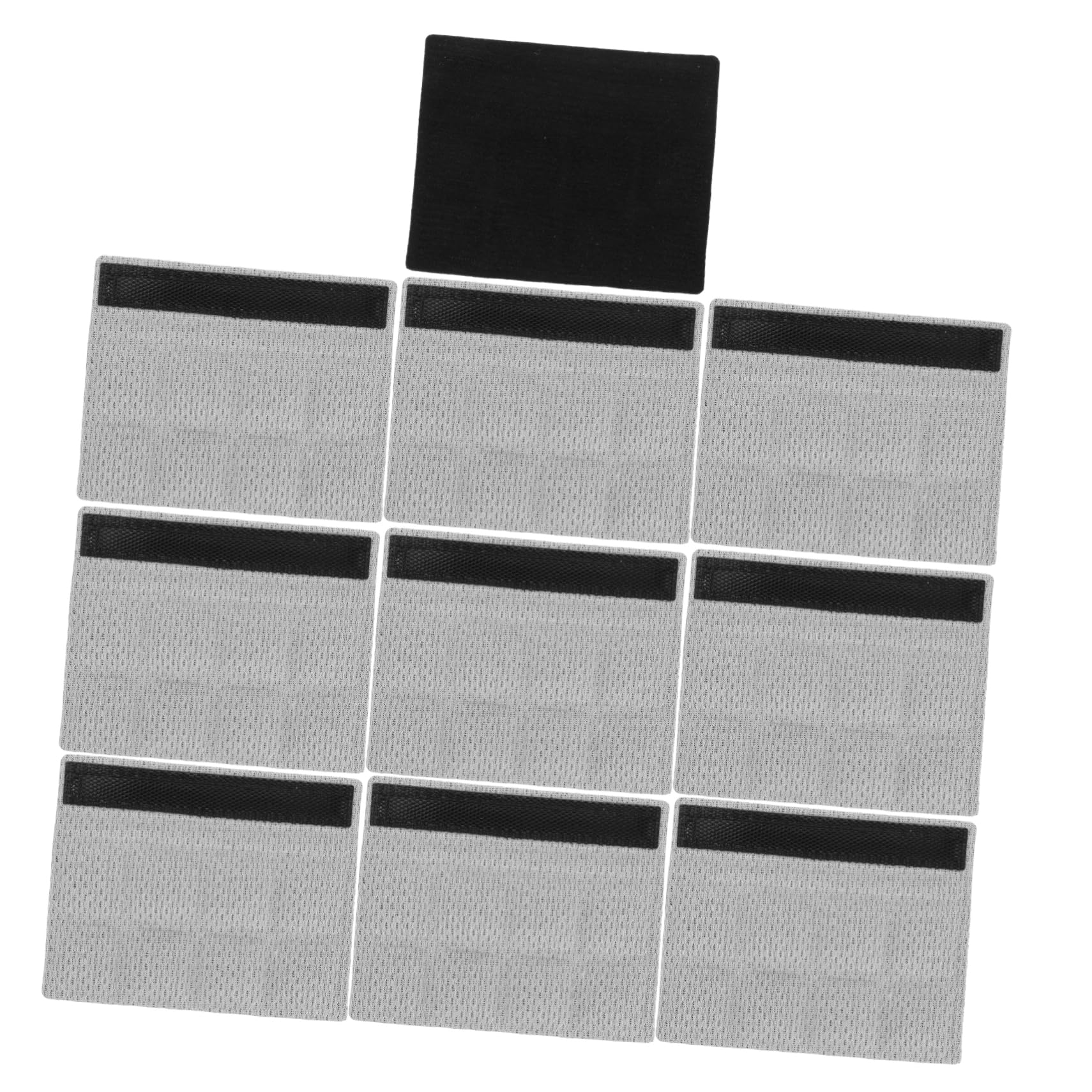 Homoyoyo 10pcs Bike Chin Padding Breathable Chin Cushion for Helmet Enhanced Safety Comfort Quick Dry Design for Cycling Motorcycling Ergonomic Fit for Long Term Use