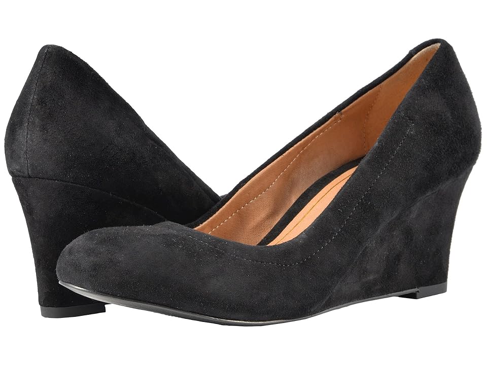 

VIONIC Camden (Black Suede) Women's Wedge Shoes