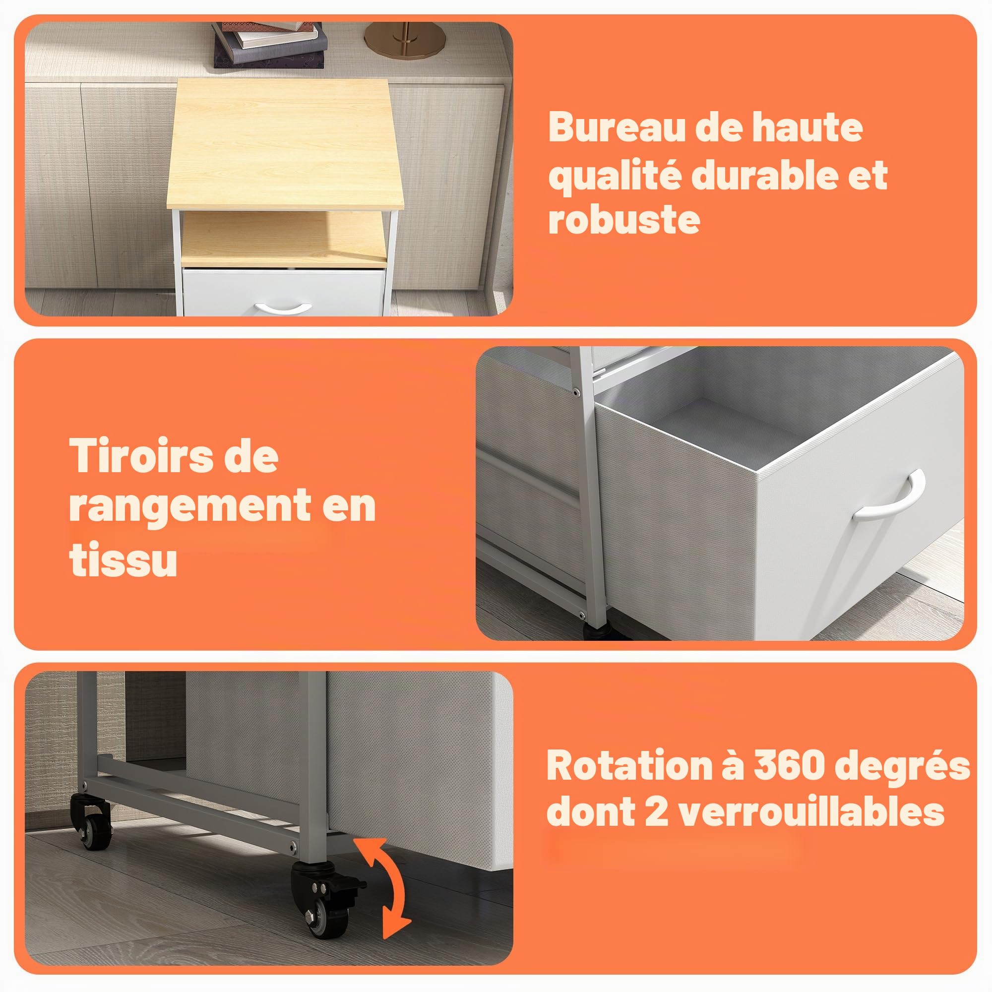Mini support de réfrigérateur avec rangement mobile pour réfrigérateur - Mini armoire de réfrigérateur compacte à roulettes pour cuisine, chambre à coucher, bureau, dortoir, blanc