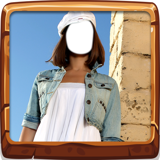 Frauen Jacke Foto Montage