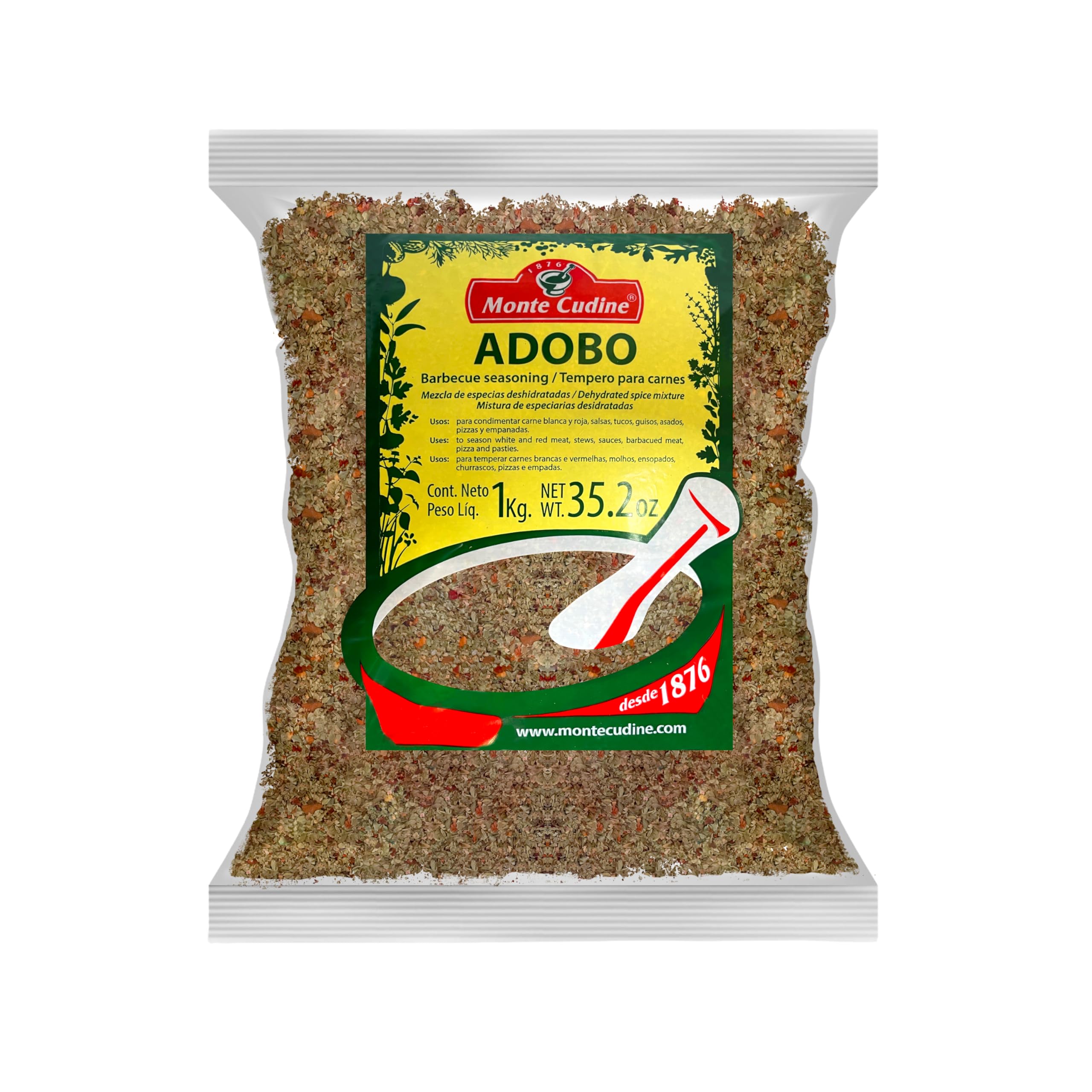 Monte Cudine Adobo 1kg Barbecue Seasoning 35.3oz