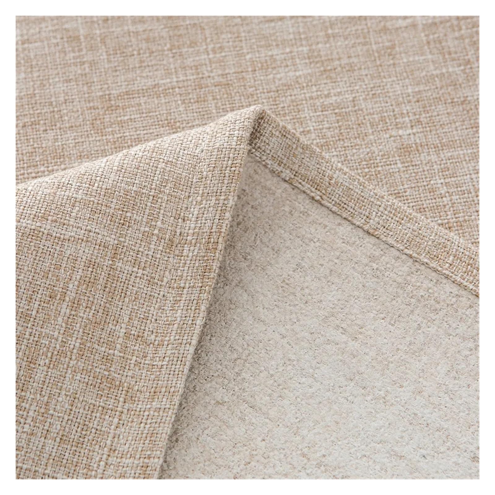 Mantel Impermeable Mantel Rectangular Impermeable, De Granja, Antiencogimiento, Y Resistente A Las Arrugas, Cubierta Mesa Tela Decorativa(Beige,140 * 190cm)