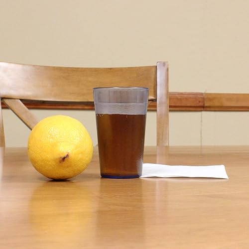 Miniatura 3 de Thunder Group PLTHTB005B - Vaso de 5 onzas, exterior texturizado, resistente a arañazos e impactos, apilable, apto para lavavajillas, plástico,