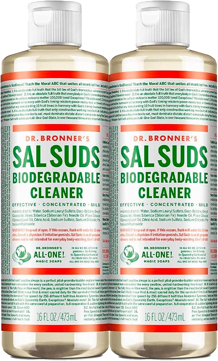 Dr. Bronner's Sal Suds Biodegradable Cleaner (16 Ounce, 2