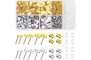 Caffox Earring Base Posts and Backs Kit