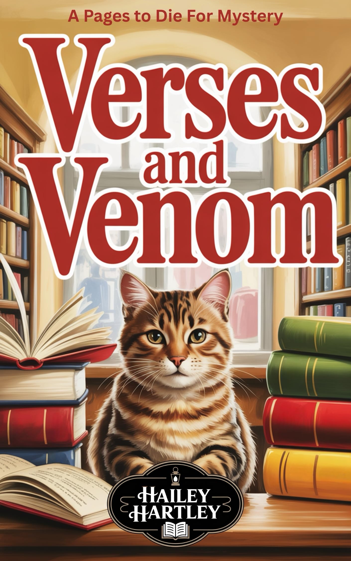 VERSES AND VENOM: A Pages to Die For Mystery (Pages to Die For Mysteries Book 2)
