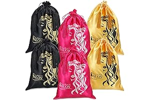 Indulge in Effortless Wig Storage with Riakrum's Luxurious Satin Bags