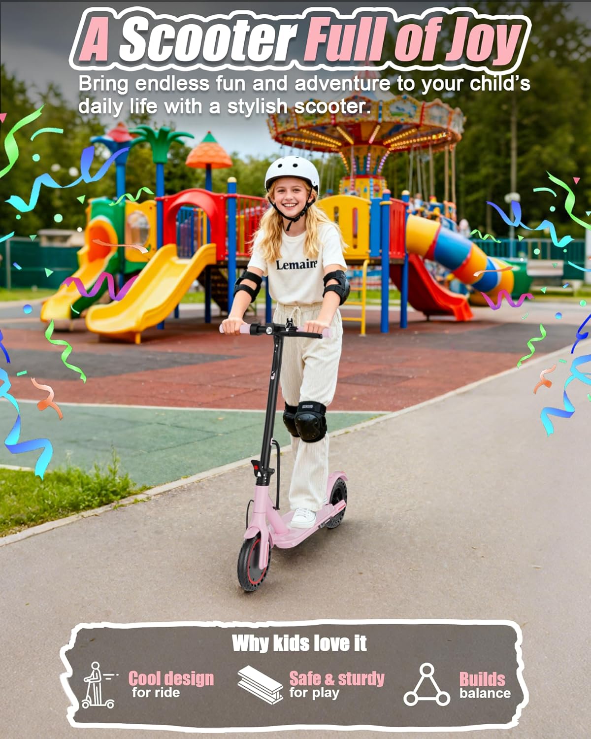 Electric Scooter, 6.5“/8.5" /10" /14" Tire, 9/16/19/22 Mph Top Speed, 10/12/16/21/27/28/49/50 Miles Long Range, Folding Escooter for Adults and Kids with Seat Bag, Dual Braking, Dual Suspension, App