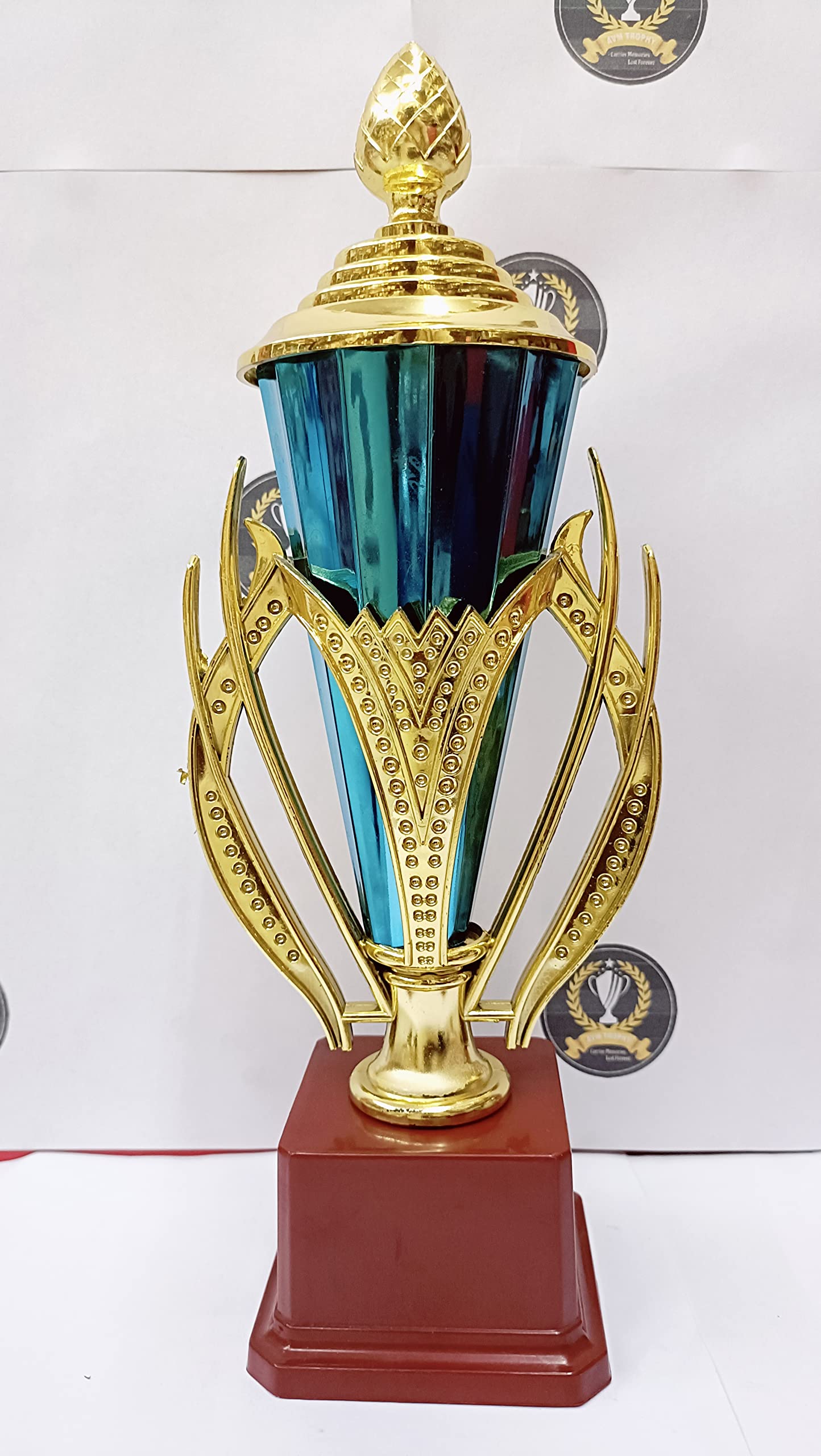 Trophy Golden Fiber Blue Cup Knob (B09YQHB3M7) Amazon Price History, Amazon Price Tracker