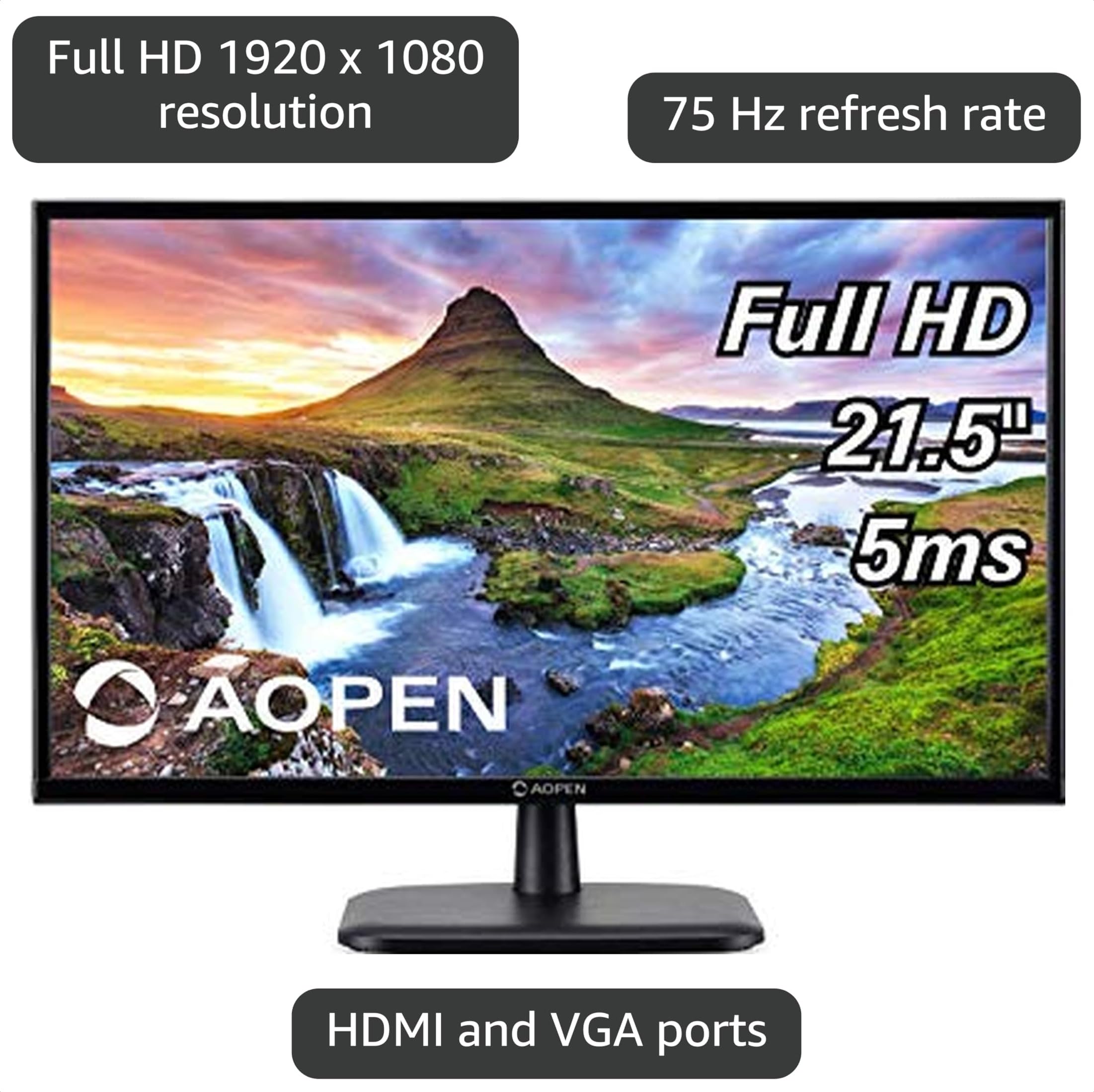Amazon.com: AOPEN by Acer 22CV1Q bi 21.5