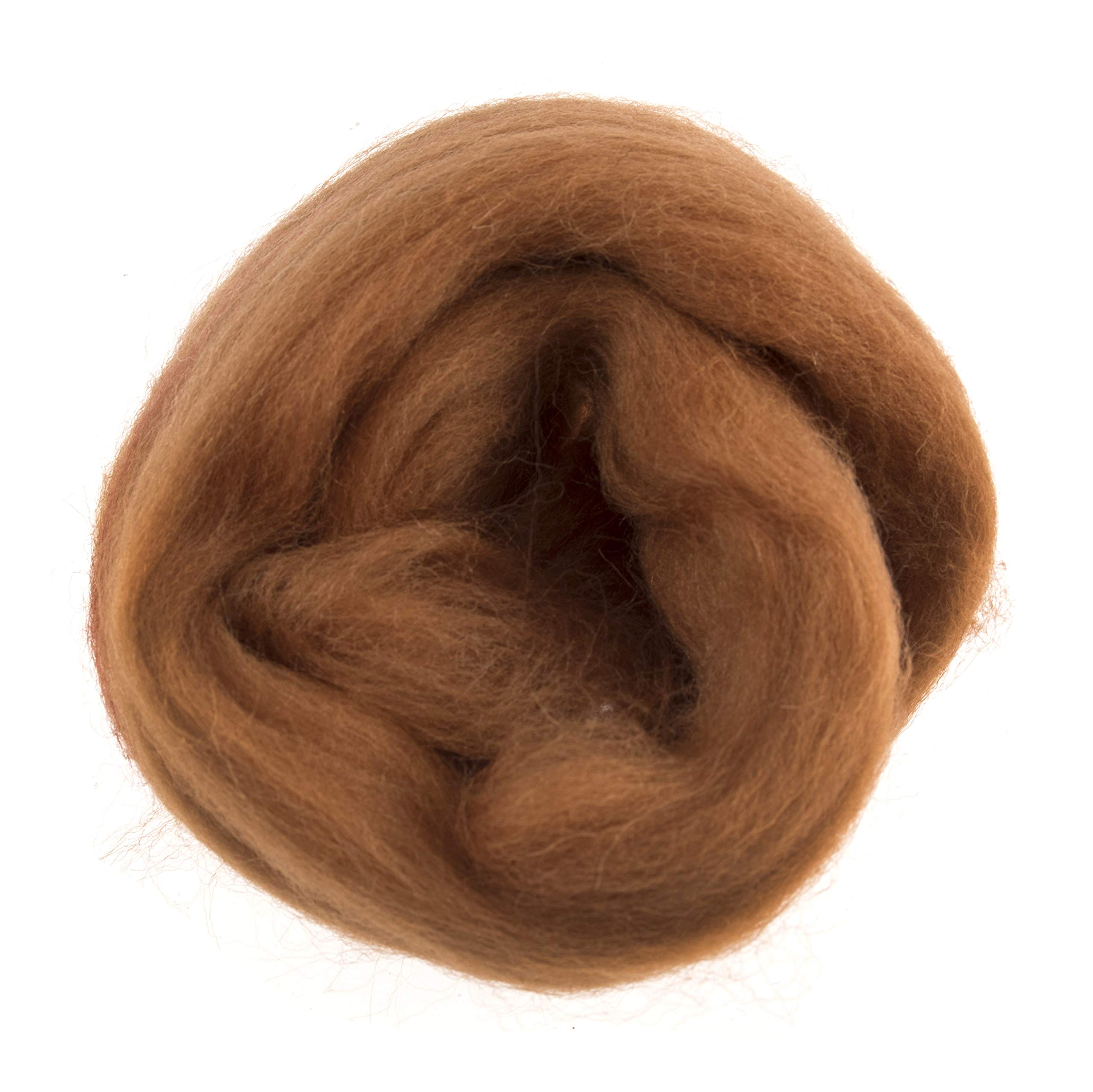 Trimits Natural Felting Roving Wool, Beige, 10 g