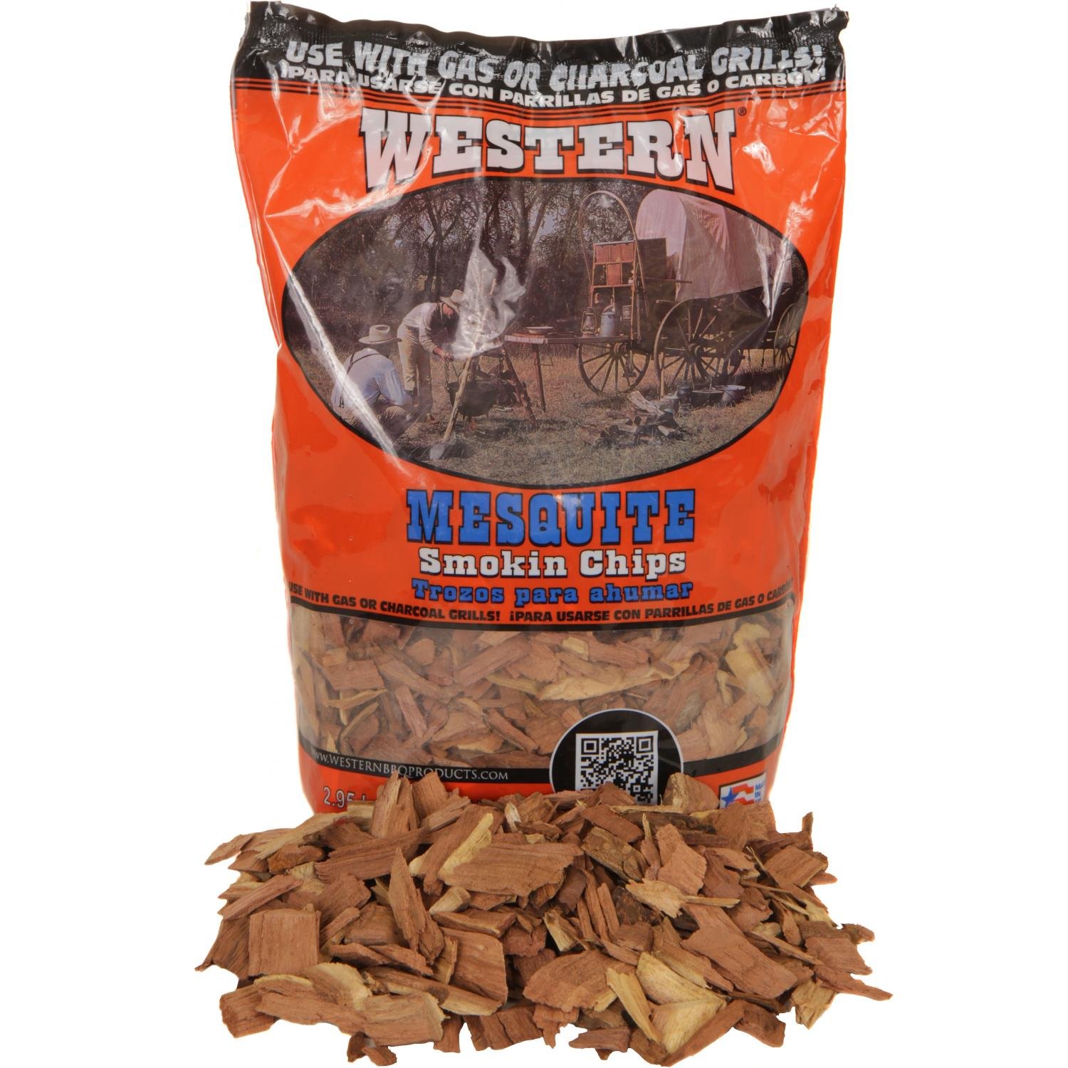 Western Premium BBQ Smoking Chips, Mesquite BBQ