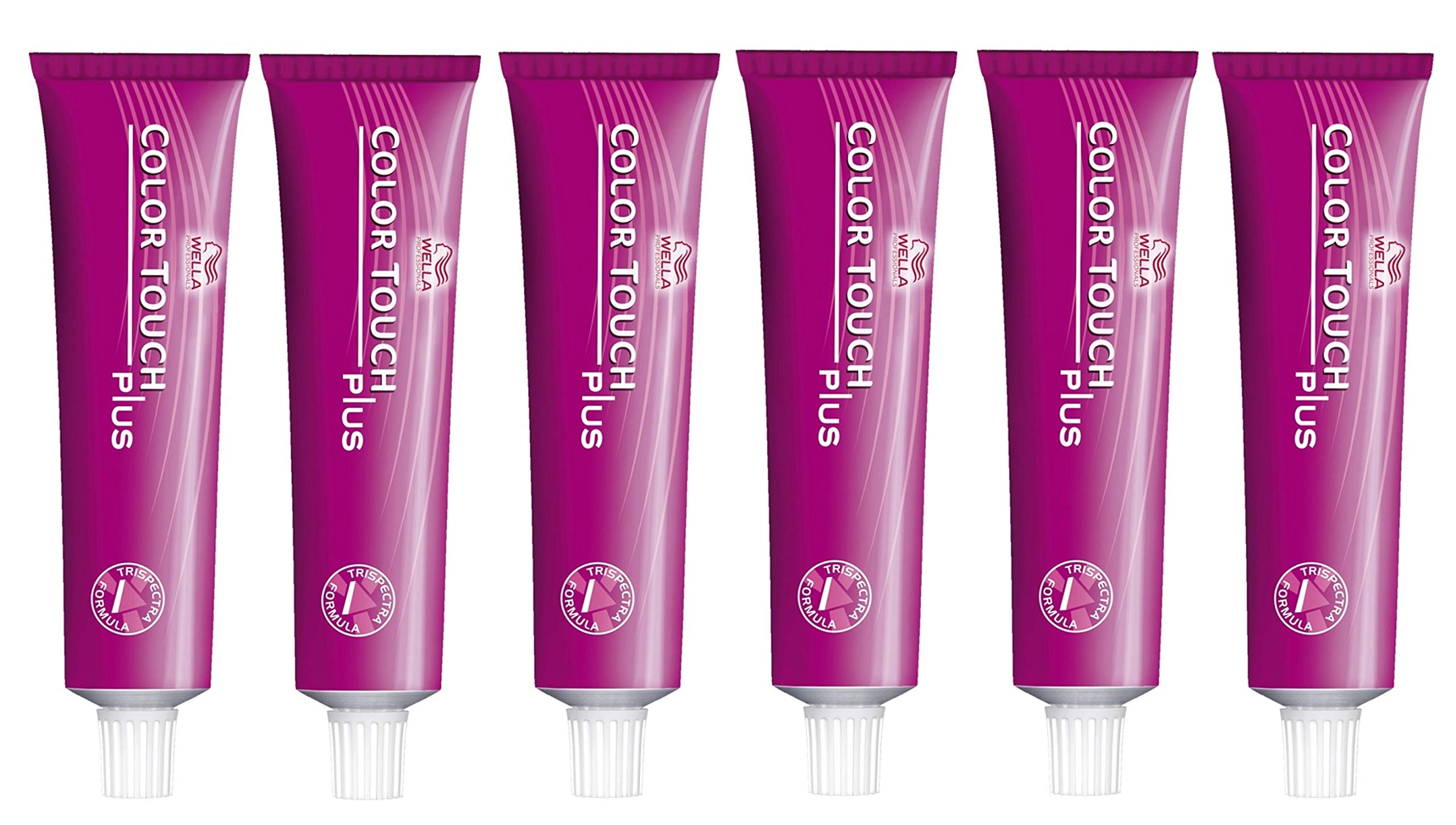 6er Wella Professionals Color Touch Plus 66/04 Dunkelblond Intensiv Natur Rot 60 ml