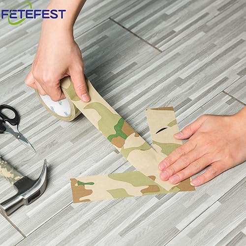 Miniatura 5 de Cinta de camuflaje de camuflaje sin residuos, no reflectante de 2 pulgadas por 30 yardas con varias patentes de camuflaje