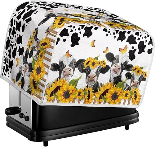 Vista 184 de Cubierta para tostadora de cocina, protector para hornear se adapta a la mayoría de tostadoras estándar de 4 rebanadas, mantiene la tostadora libre