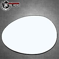 Vista 5 de Montaje de cristal del espejo lateral del conductor con placa de respaldo de plástico calentada compatible con Mini Cooper 2007-2015, Countryman