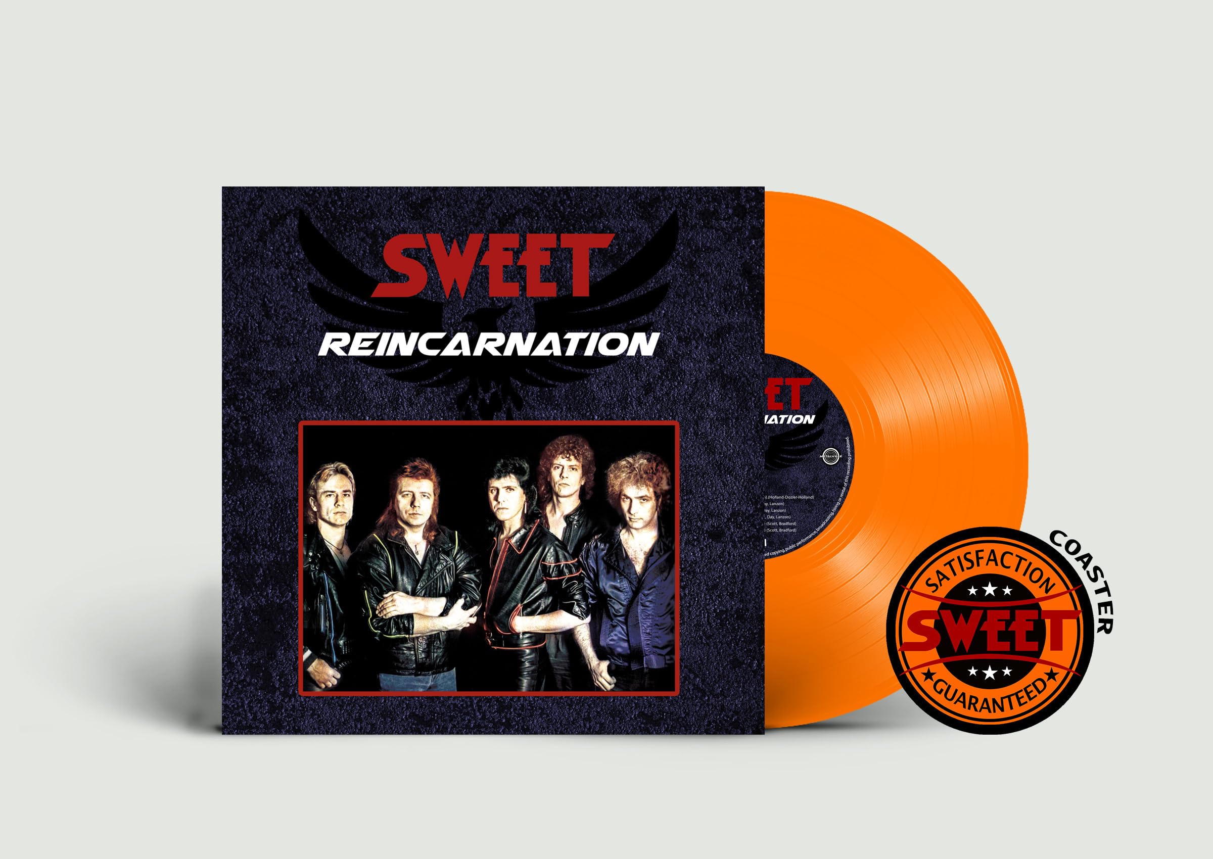 SWEET - Reincarnation - Vinyl (limited orange vinyl LP + coaster)