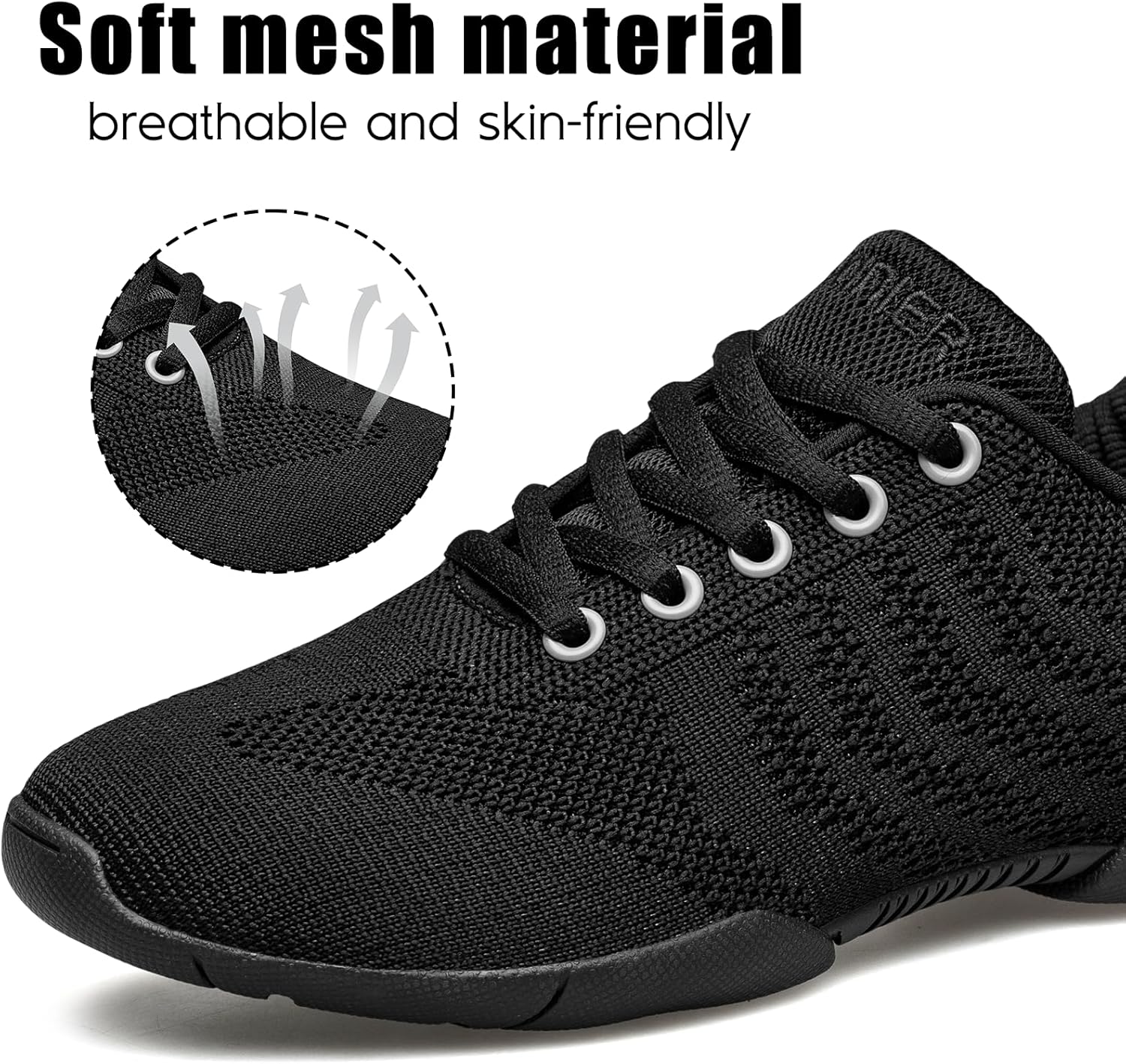 Girls White Cheerleading Shoes Lightweight Competition Tennis Shoes Women Hip Hop Gymnastics Dance Sneakers - Image 5